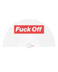 Wood Rocket Wood Rocket Fuck Off Fan - White/Red