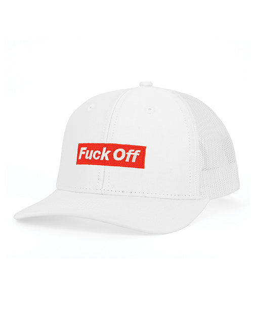 Wood Rocket Wood Rocket Fuck Off Trucker Hat - White