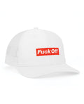 Wood Rocket Wood Rocket Fuck Off Trucker Hat - White - Image 3