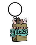 Wood Rocket Wood Rocket Eat A Bag of Dicks Keychain - Tan - Image 2