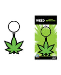 Wood Rocket Wood Rocket Weed Pot Leaf Keychain - Green