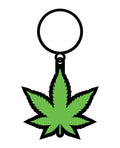 Wood Rocket Wood Rocket Weed Pot Leaf Keychain - Green - Image 2