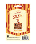 Wood Rocket Ride Em Cowgirl Sticker - Image 3