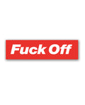 Wood Rocket Fuck Off Sticker - Image 2