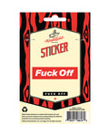 Wood Rocket Fuck Off Sticker - Image 3