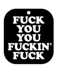 Wood Rocket Wood Rocket Fuck You You Fucking Fuck Air Freshener - Black Ice - Image 3