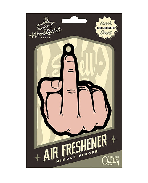 Wood Rocket Wood Rocket Middle Finger Peach Air Freshener - Cologne
