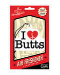 Wood Rocket Wood Rocket I Love Butts Air Freshener - Apple