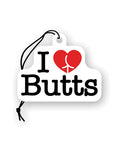 Wood Rocket Wood Rocket I Love Butts Air Freshener - Apple - Image 2