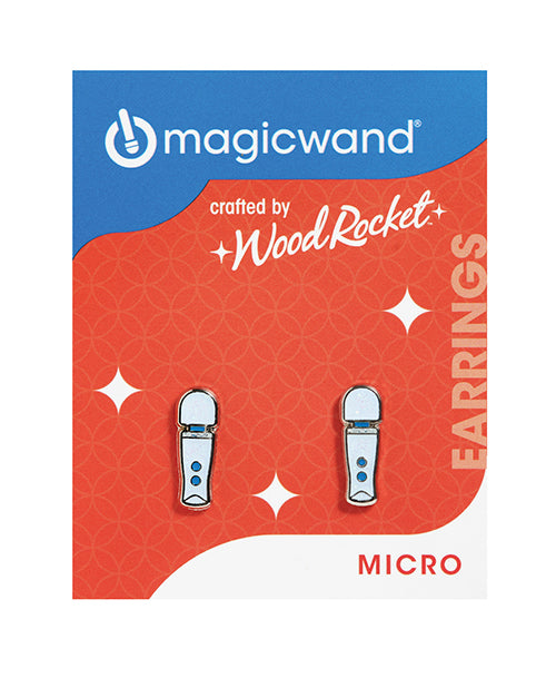 Wood Rocket Wood Rocket Magic Wand Micro Earrings