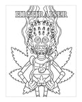Wood Rocket Wood Rocket Killer Buds Adult Coloring Book - Image 3