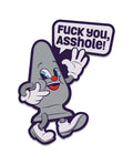 Wood Rocket Wood Rocket Fuck Buddies Fuck You Asshole Pin - Grey - Image 2
