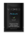 Wicked Sensual Care Wicked Sensual Care Aqua Waterbased Lubricant - .1 oz Fragrance Free