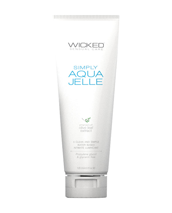 Wicked Sensual Care Wicked Sensual Care Simply Aqua Jelle Waterbased Lubricant - 4 oz