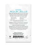Wicked Sensual Care Wicked Sensual Care Simply Aqua Jelle Water Based Lubricant - .1 oz - Image 2
