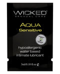 Wicked Sensual Care Wicked Sensual Care Hypoallergenic Aqua Sensitive Water Based Lubricant - .1 oz