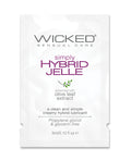 Wicked Sensual Care Wicked Sensual Care Simply Hybrid Jelle Lubricant - .1 oz