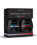 Wicked Sensual Care Wicked Sensual Care Sensation Kit Cooling and Warming Water Based Lubricants - 1.5 oz Bottles