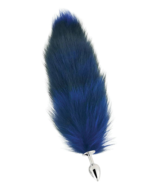 Not Regular Toys Fox Tail Small Plug - Blue