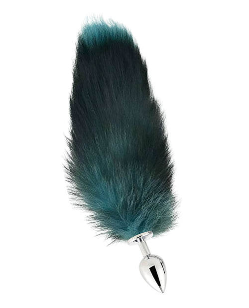 Not Regular Toys Fox Tail Large Plug - Teal