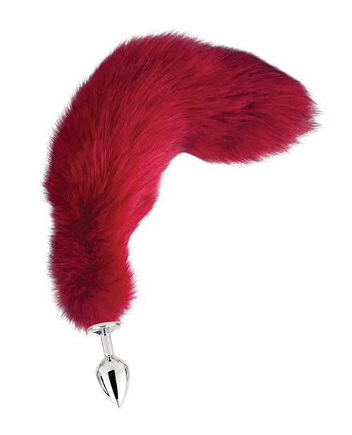 Not Regular Toys Fox Tail Medium Plug - Cherry Red