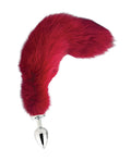Not Regular Toys Fox Tail Large Plug - Cherry Red