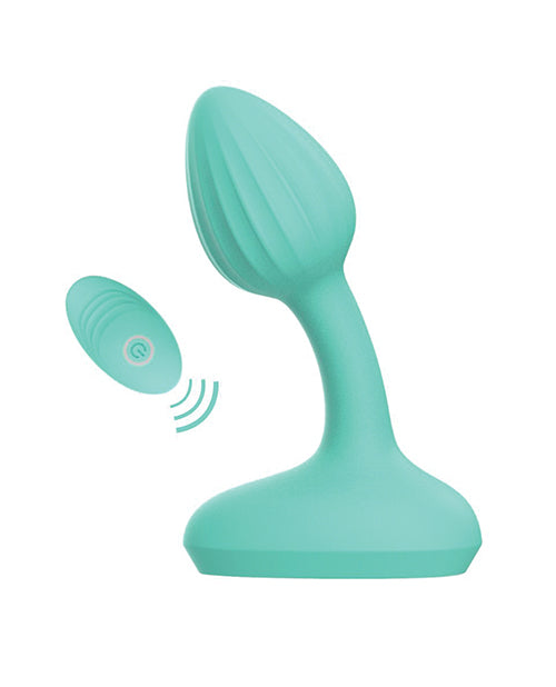 Pinkelephant Pink Elephant Dreamer Rechargeable Vibe w/Remote - Aqua
