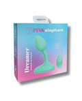 Pinkelephant Pink Elephant Dreamer Rechargeable Vibe w/Remote - Aqua - Image 3