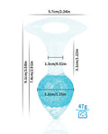 Not Regular Toys Luxe Prism Small Plug - Blue - Image 4