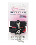 Not Regular Toys Heat Tease Flower Cuffs - Black/Pink - Image 3