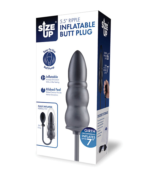 Size Up Size Up 5.5 Inch Ripple Inflatable Butt Plug