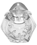 Master Series Master Series Detained 2.0 Restrictive Chastity Cage w/Nubs - Clear - Image 3