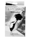 BootySparks Booty Sparks Black Rose Anal Plug Small - Image 2
