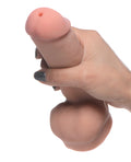Loadz Loadz 7" Dual Density Squirting Dildo - Light - Image 4