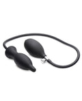 Master Series Master Series Dark Inflator Inflatable Silicone Anal Plug - Black - Image 2