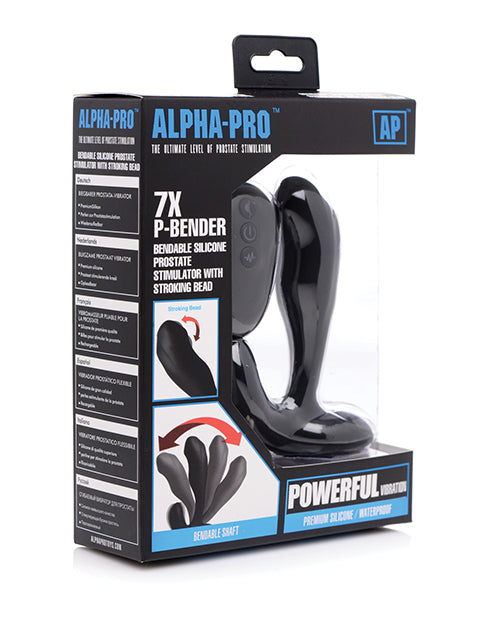 XR 7X Bendable Prostate Stimulator with Stroking Bead