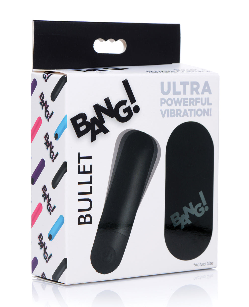 Bang! Bang! Vibrating Bullet w/Remote Control - Black