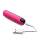 Bang! Bang! Vibrating Bullet w/Remote Control - Pink - Image 4