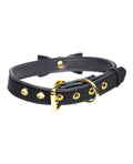 Master Series Master Series Golden Kitty Cat Bell Collar - Black/Gold - Image 3
