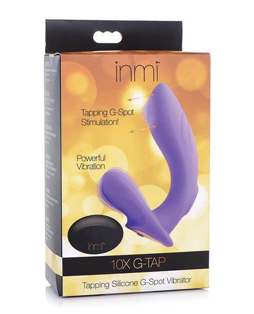 Inmi Inmi 10x G-Tap Tapping Silicone G Spot Vibrator - Purple