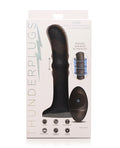 ThunderPlugs ThunderPlugs Sliding Shaft Silicone Vibrator w/Remote - Black