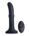 ThunderPlugs ThunderPlugs Sliding Shaft Silicone Vibrator w/Remote - Black - Image 2