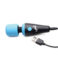Bang! Bang! 10X Vibrating Mini Silicone Wand - Blue - Image 5
