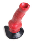 Creature Cocks Creature Cocks Hell-Hound Canine Penis Silicone Dildo - Red/Black - Image 2