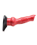 Creature Cocks Creature Cocks Hell-Hound Canine Penis Silicone Dildo - Red/Black - Image 5
