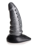 Creature Cocks Creature Cocks Beastly Tapered Bumpy Silicone Dildo - Silver/Black - Image 2