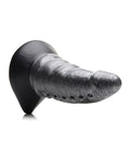 Creature Cocks Creature Cocks Beastly Tapered Bumpy Silicone Dildo - Silver/Black - Image 4
