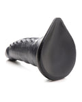 Creature Cocks Creature Cocks Beastly Tapered Bumpy Silicone Dildo - Silver/Black - Image 5