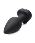 BootySparks Booty Sparks 28X Silicone Vibrating Red Heart Anal Plug w/Remote - Small - Image 4