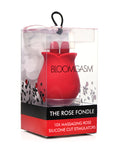 Bloomgasm Bloomgasm The Rose Fondle 10X Massaging Clit Stimulator - Red